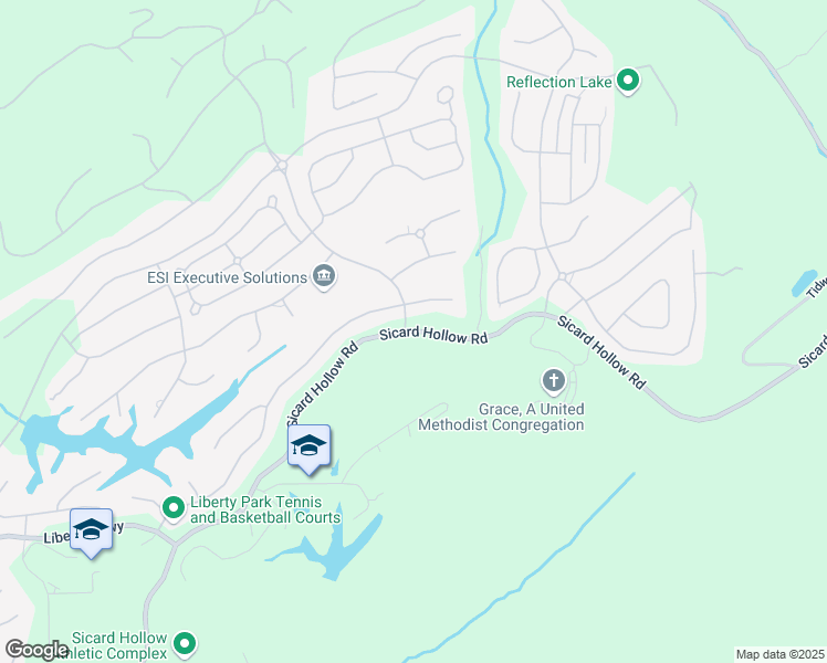 map of restaurants, bars, coffee shops, grocery stores, and more near 5223 Sicard Hollow Road in Vestavia Hills