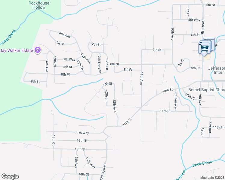 map of restaurants, bars, coffee shops, grocery stores, and more near 913 12th Avenue in Pleasant Grove