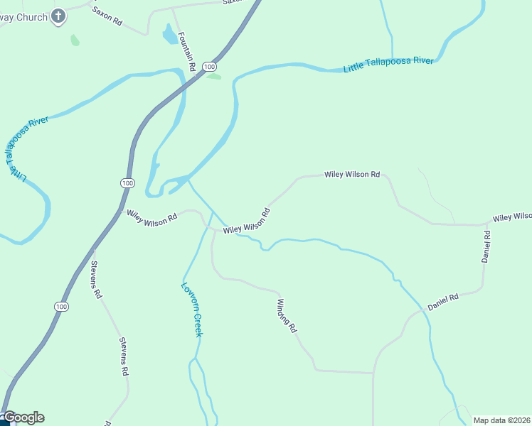 map of restaurants, bars, coffee shops, grocery stores, and more near 422 Wiley Wilson Road in Bowdon