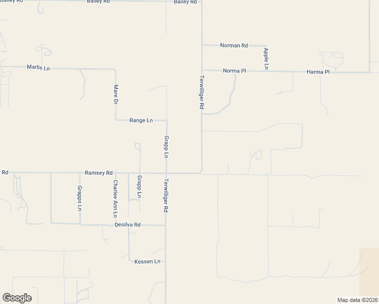 map of restaurants, bars, coffee shops, grocery stores, and more near 43865 Terwilliger Road in Anza