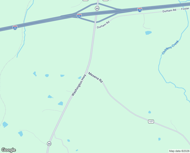 map of restaurants, bars, coffee shops, grocery stores, and more near 107 Mesena Road in Warrenton