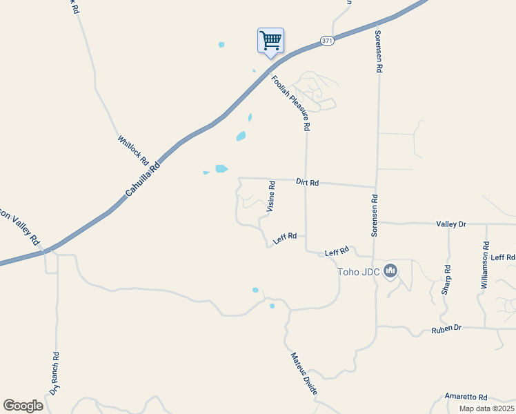 map of restaurants, bars, coffee shops, grocery stores, and more near Visine Road in Riverside County