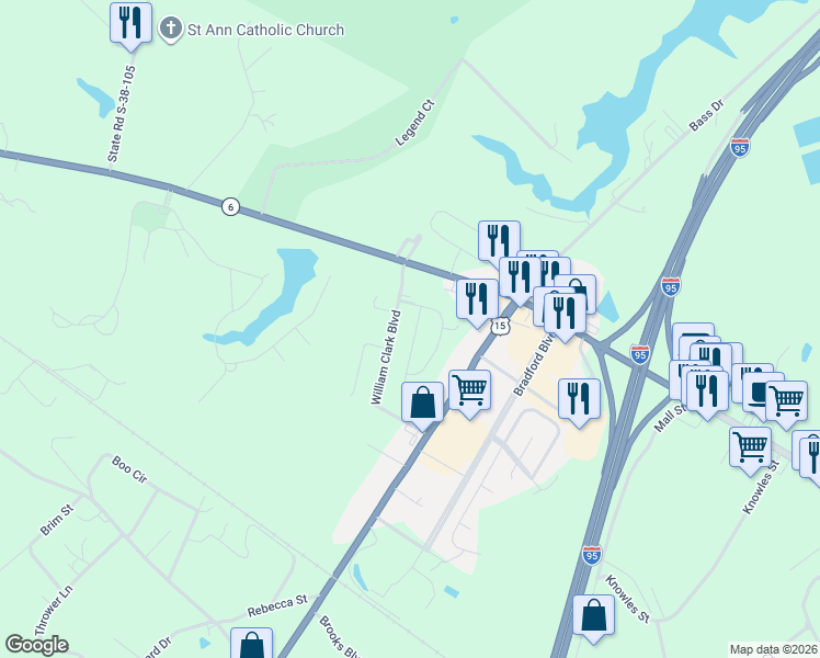 map of restaurants, bars, coffee shops, grocery stores, and more near in Santee