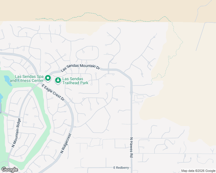 map of restaurants, bars, coffee shops, grocery stores, and more near 8219 East Tesoro Circle in Mesa