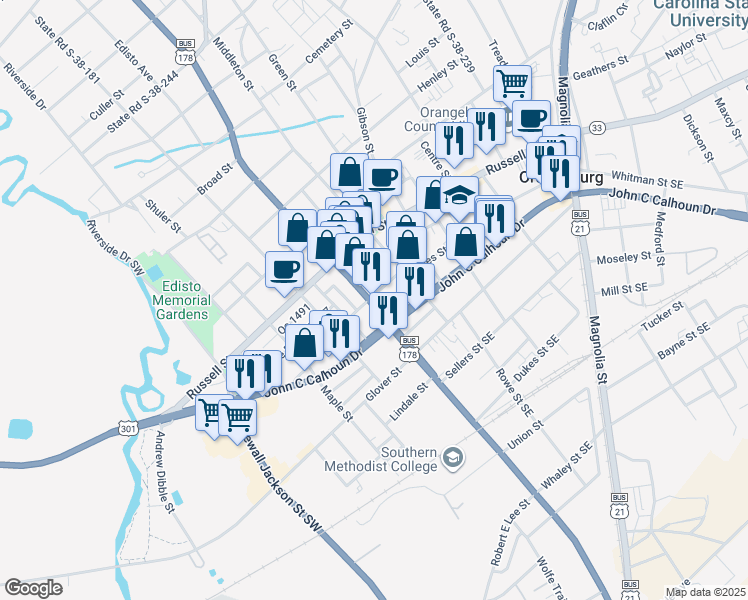 990 Broughton Street, Orangeburg SC Walk Score