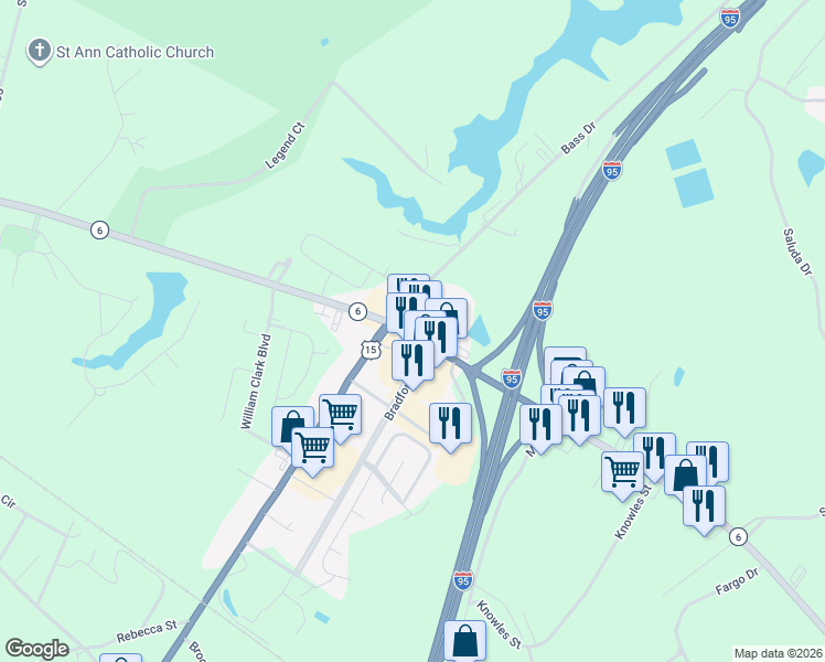 map of restaurants, bars, coffee shops, grocery stores, and more near 8921 Old Number Six Highway in Santee