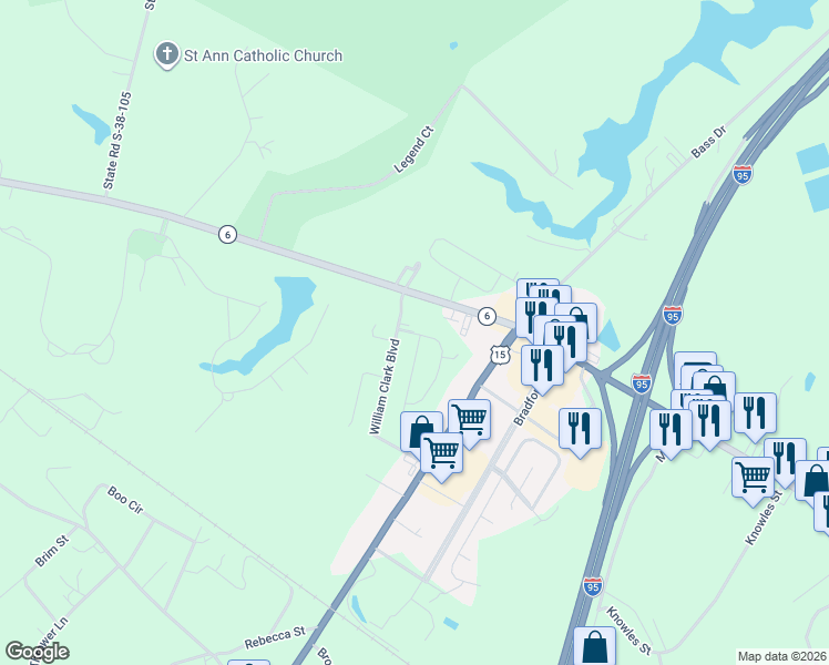 map of restaurants, bars, coffee shops, grocery stores, and more near 8818 South Carolina 6 in Santee