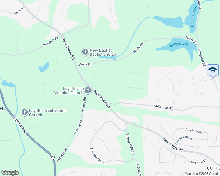 map of restaurants, bars, coffee shops, grocery stores, and more near 100 Rosedell Court in Fayetteville