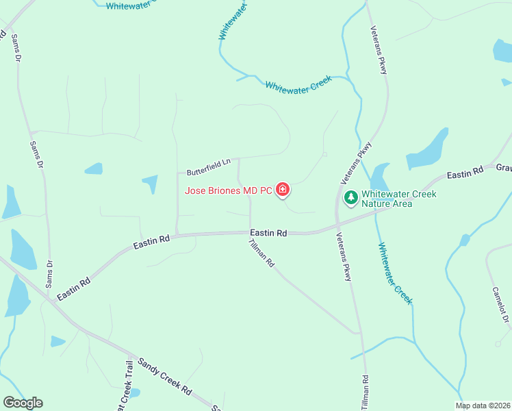 map of restaurants, bars, coffee shops, grocery stores, and more near 120 Yates Drive in Fayetteville