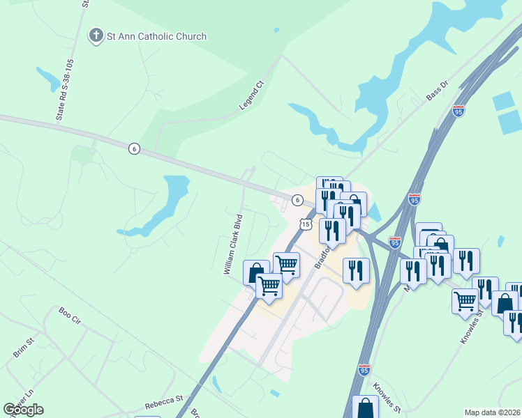 map of restaurants, bars, coffee shops, grocery stores, and more near 8818 South Carolina 6 in Santee