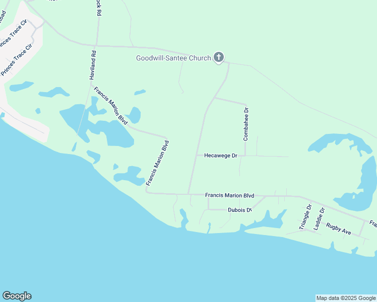 map of restaurants, bars, coffee shops, grocery stores, and more near 1223 Benton Road in Summerton