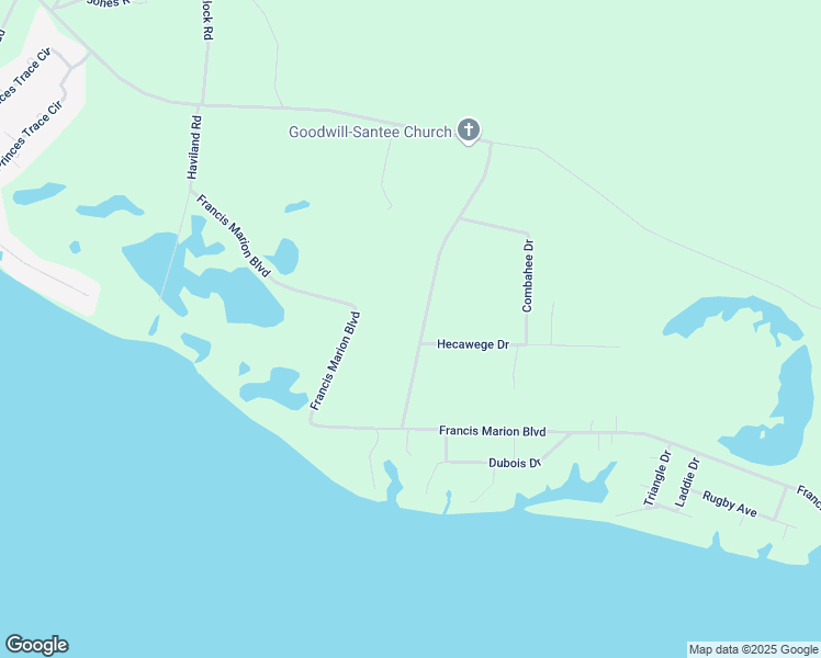 map of restaurants, bars, coffee shops, grocery stores, and more near 1223 Benton Road in Summerton