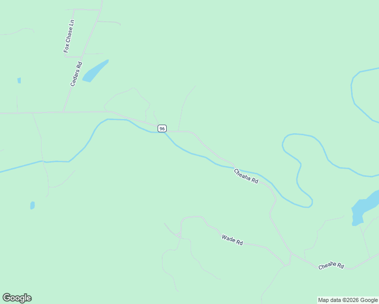 map of restaurants, bars, coffee shops, grocery stores, and more near 1330 Cheaha Road in Munford