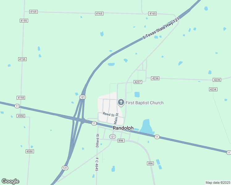 map of restaurants, bars, coffee shops, grocery stores, and more near 101 College Street in Randolph