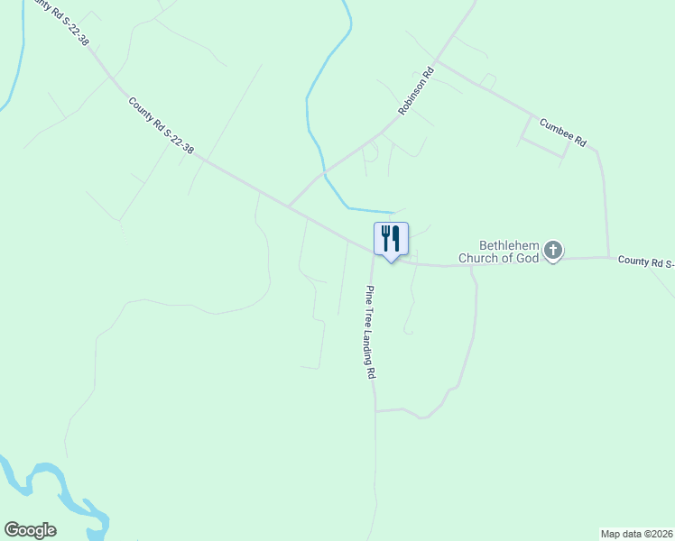 map of restaurants, bars, coffee shops, grocery stores, and more near 42 New Beginnings Lane in Andrews