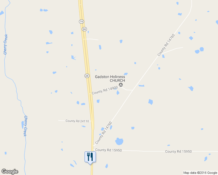 map of restaurants, bars, coffee shops, grocery stores, and more near 169 County Road 14900 in Paris