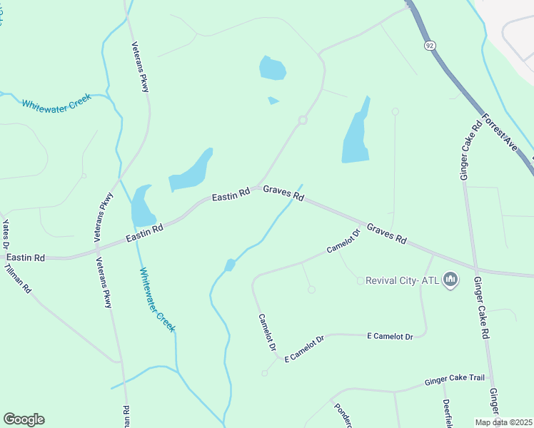 map of restaurants, bars, coffee shops, grocery stores, and more near 342 Graves Road in Fayetteville