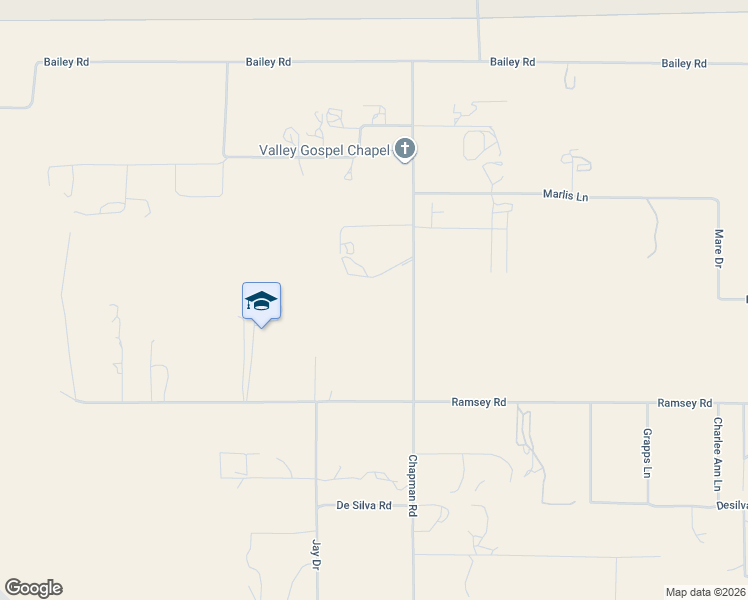 map of restaurants, bars, coffee shops, grocery stores, and more near 43755 Chapman Road in Anza