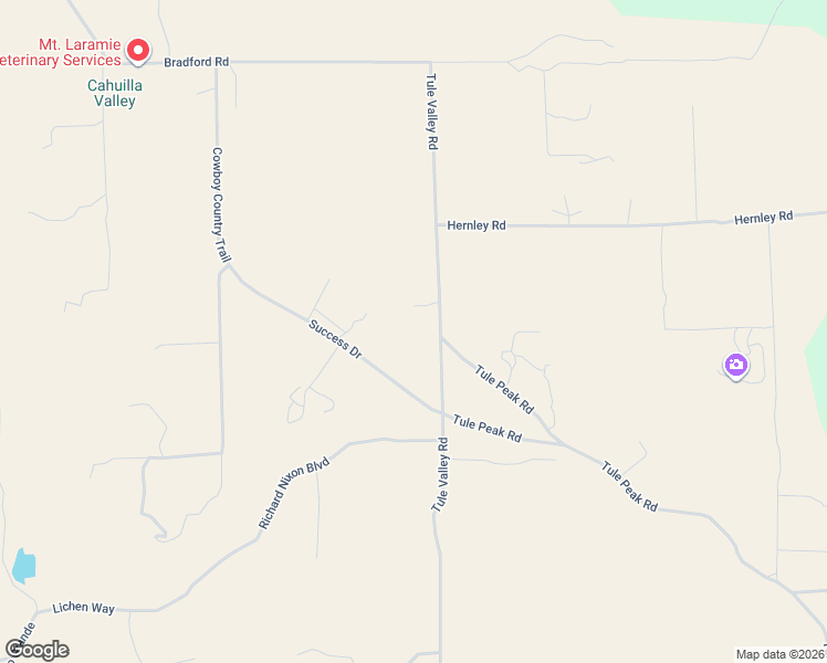 map of restaurants, bars, coffee shops, grocery stores, and more near 43701 Tule Valley Road in Aguanga