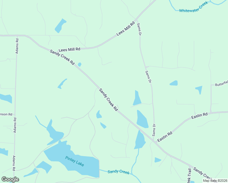 map of restaurants, bars, coffee shops, grocery stores, and more near 839 Sandy Creek Road in Fayetteville