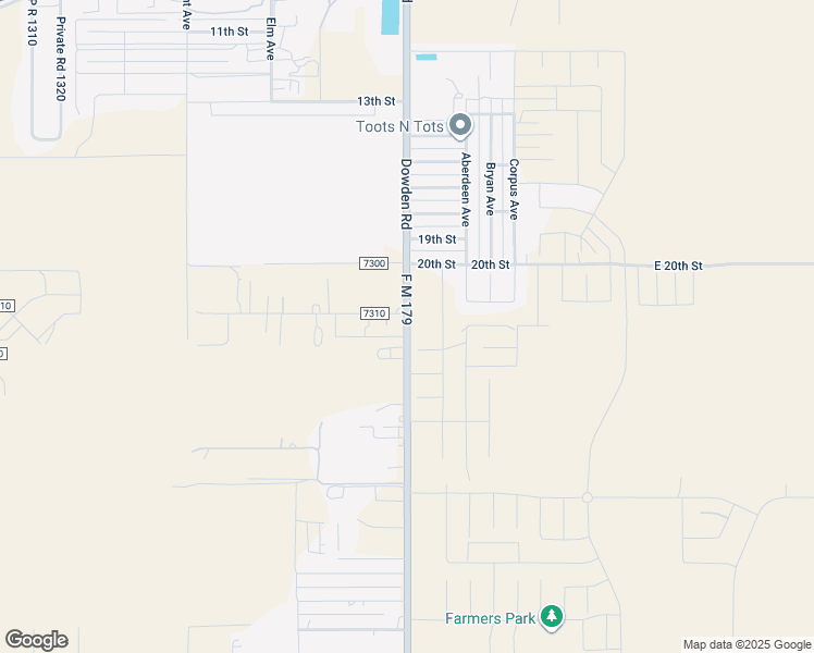 map of restaurants, bars, coffee shops, grocery stores, and more near 11601 Inler Avenue in Wolfforth