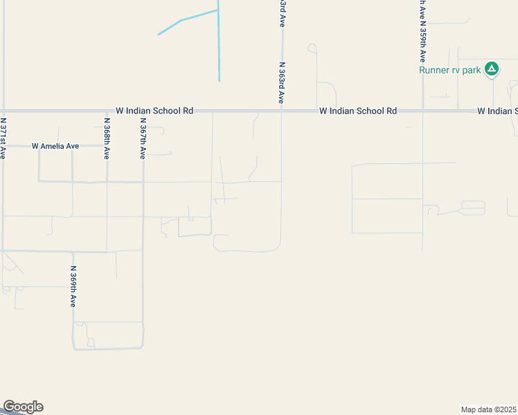 map of restaurants, bars, coffee shops, grocery stores, and more near 3600 North 363rd Avenue in Tonopah