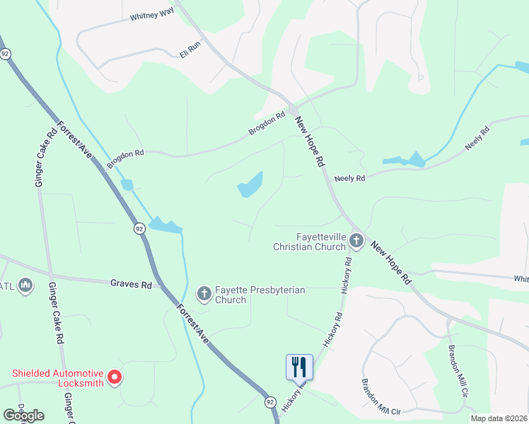 map of restaurants, bars, coffee shops, grocery stores, and more near 480 Meadow Sage Lane in Fayetteville