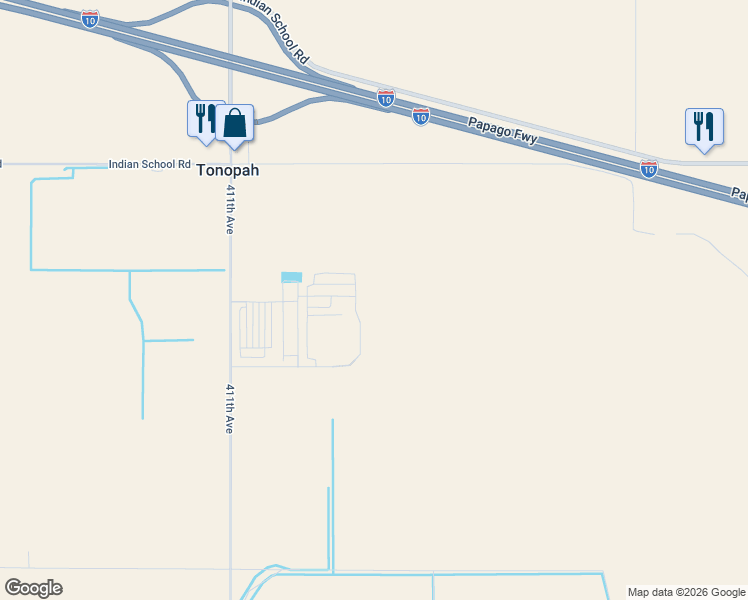 map of restaurants, bars, coffee shops, grocery stores, and more near in Tonopah