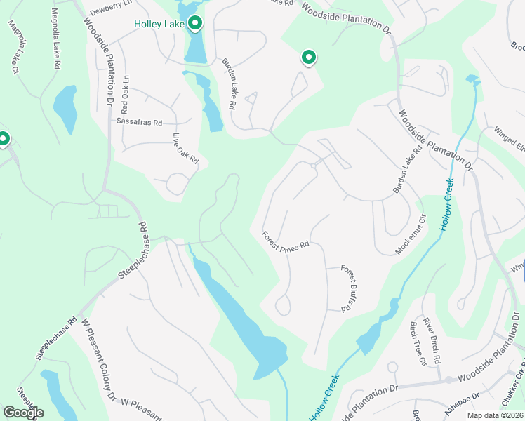 map of restaurants, bars, coffee shops, grocery stores, and more near 256 Forest Pines Rd in Aiken