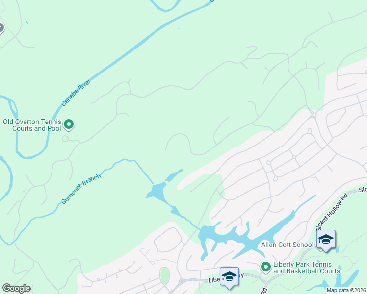map of restaurants, bars, coffee shops, grocery stores, and more near 7331 Kings Mountain Road in Vestavia Hills