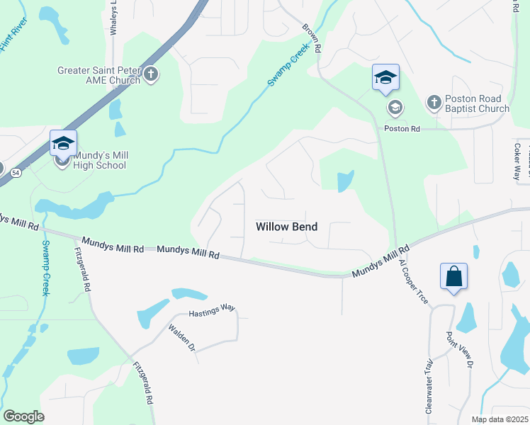 map of restaurants, bars, coffee shops, grocery stores, and more near 622 Hickory Hollow Lane in Jonesboro