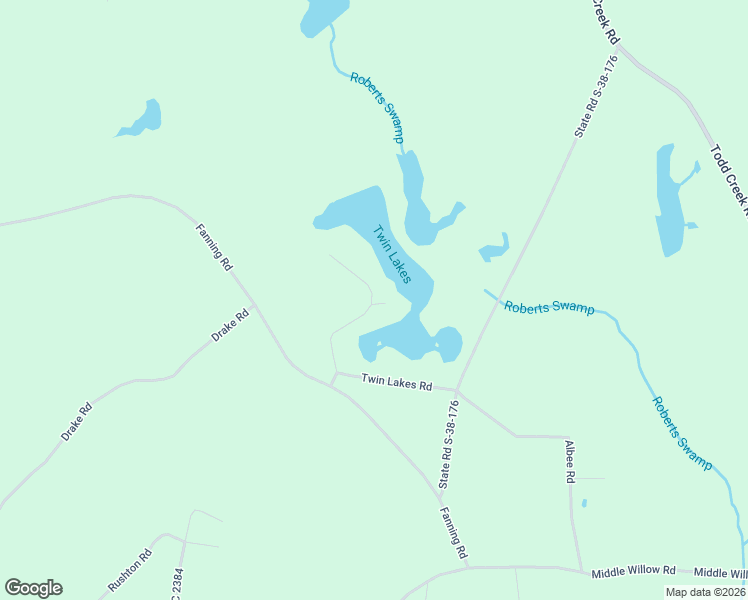 map of restaurants, bars, coffee shops, grocery stores, and more near 252 Twin Lakes Road in Neeses