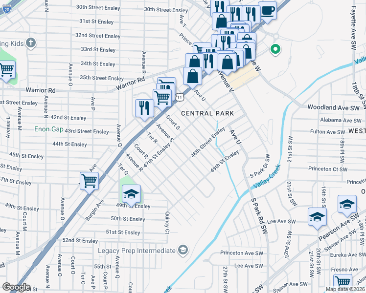 map of restaurants, bars, coffee shops, grocery stores, and more near 4733 Avenue South in Birmingham