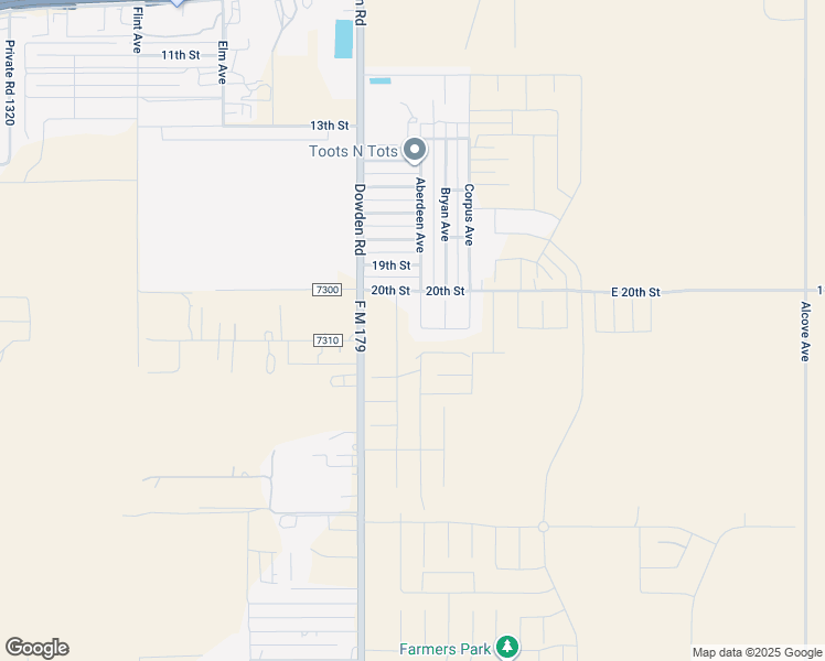 map of restaurants, bars, coffee shops, grocery stores, and more near 11601 Inler Avenue in Wolfforth