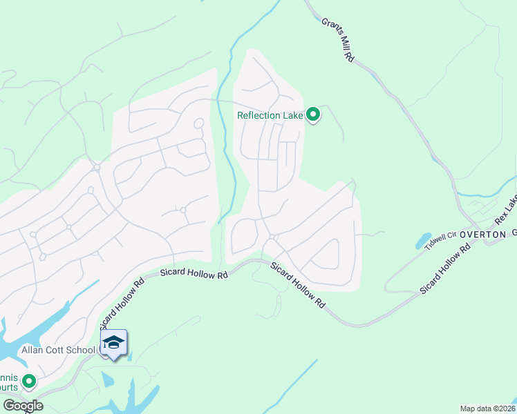 map of restaurants, bars, coffee shops, grocery stores, and more near 851 Vestlake Ridge Drive in Vestavia Hills