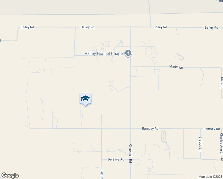map of restaurants, bars, coffee shops, grocery stores, and more near 43755 Chapman Road in Anza