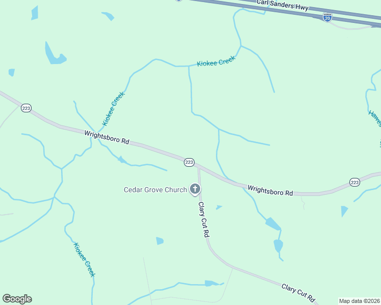 map of restaurants, bars, coffee shops, grocery stores, and more near 6605 Wrightsboro Road in Harlem