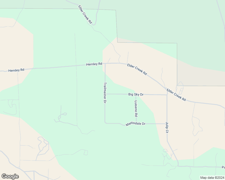 map of restaurants, bars, coffee shops, grocery stores, and more near 43450 Trailmaster Drive in Aguanga