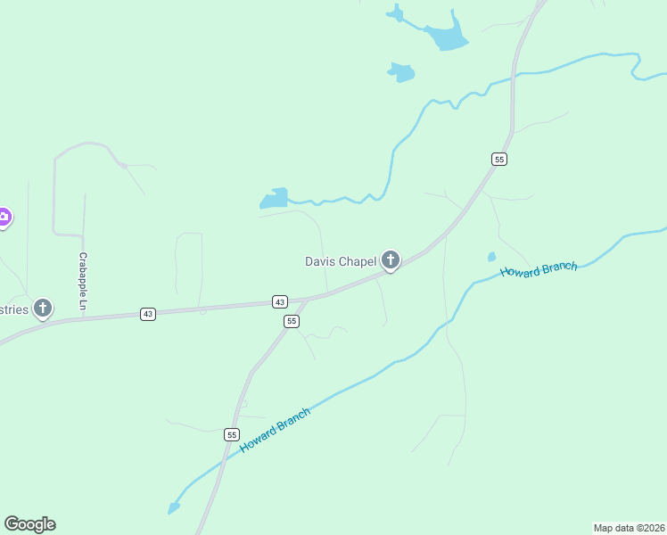 map of restaurants, bars, coffee shops, grocery stores, and more near 21001 County Road 55 in Sterrett