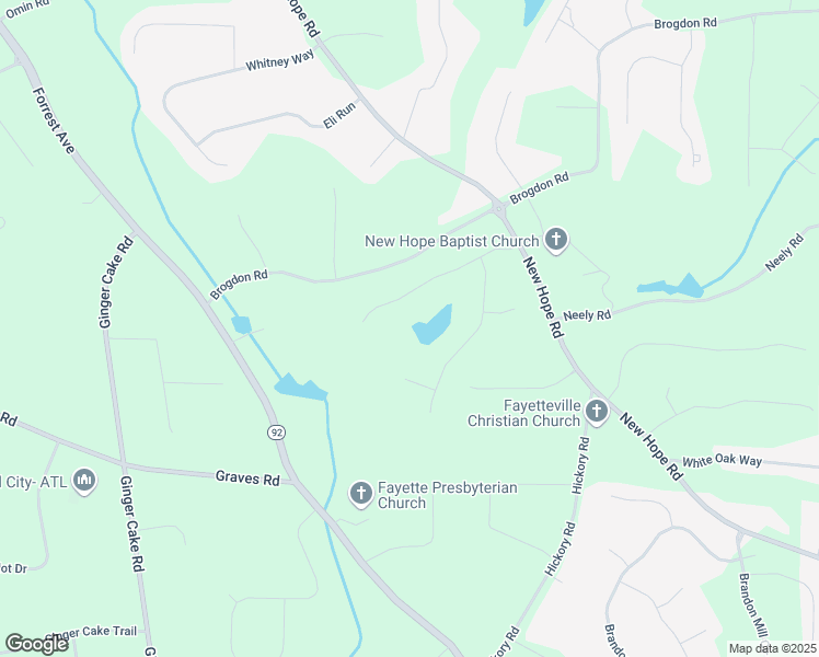 map of restaurants, bars, coffee shops, grocery stores, and more near 216 Hedgerow Trail in Fayetteville