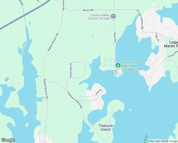 map of restaurants, bars, coffee shops, grocery stores, and more near 350 Riverview Drive in St. Clair County