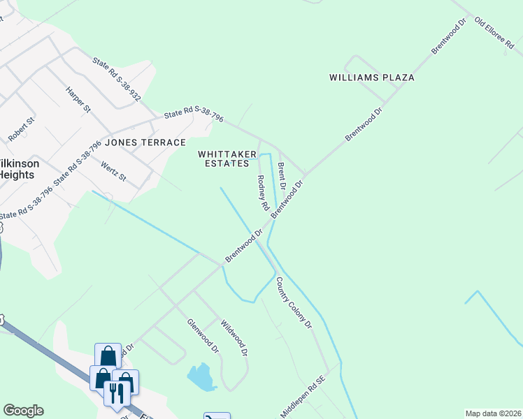 map of restaurants, bars, coffee shops, grocery stores, and more near 1091-1099 Rodney Road in Orangeburg