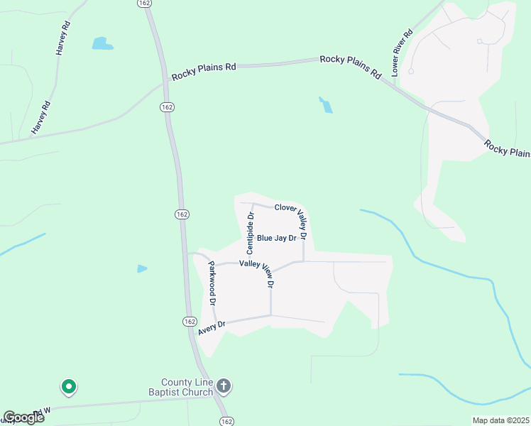 map of restaurants, bars, coffee shops, grocery stores, and more near 115 Clover Valley Drive in Covington