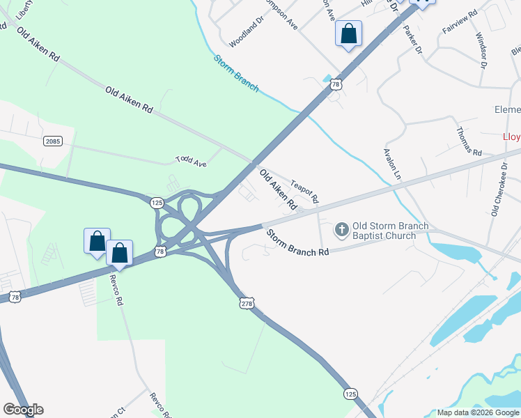 map of restaurants, bars, coffee shops, grocery stores, and more near 825 Augusta Road in Warrenville