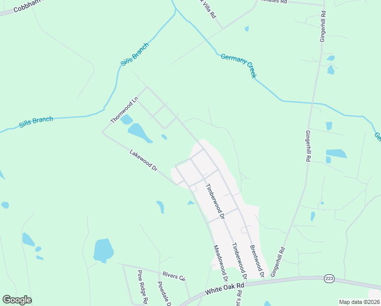 map of restaurants, bars, coffee shops, grocery stores, and more near 443 Timberwood Drive in Thomson