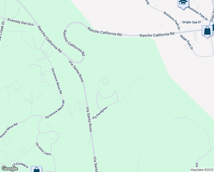 map of restaurants, bars, coffee shops, grocery stores, and more near 43714 Mountain Run Circle in Temecula