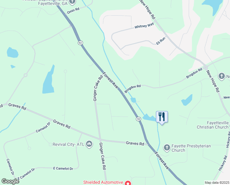 map of restaurants, bars, coffee shops, grocery stores, and more near 120 Riley Avenue in Fayetteville