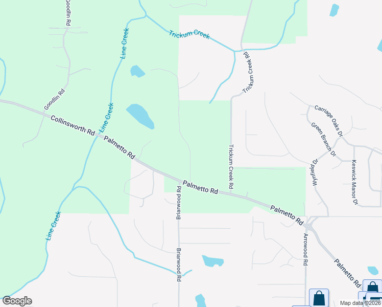 map of restaurants, bars, coffee shops, grocery stores, and more near 109 Lincoln Road in Tyrone