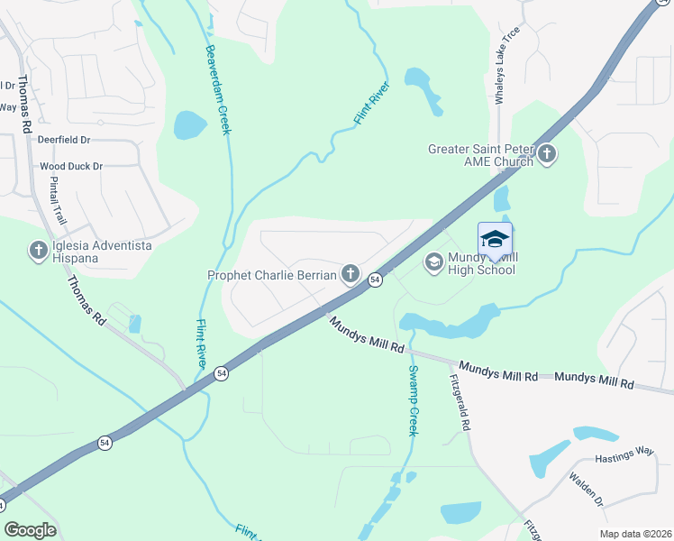 map of restaurants, bars, coffee shops, grocery stores, and more near 83 Tyler Ridge in Jonesboro