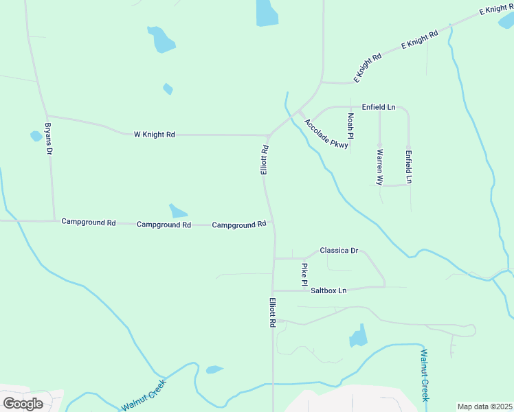 map of restaurants, bars, coffee shops, grocery stores, and more near 1693 Campground Road in McDonough